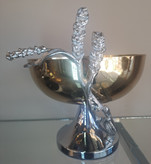 ست پذیرایی فلزی ۵ پارچ گندم گلد