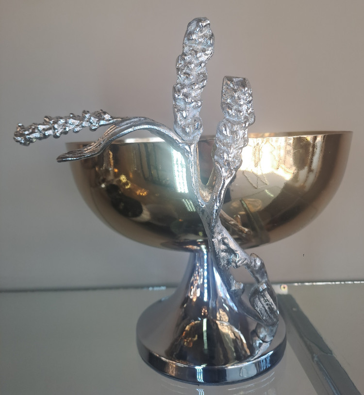 ست پذیرایی فلزی ۵ پارچ گندم گلد