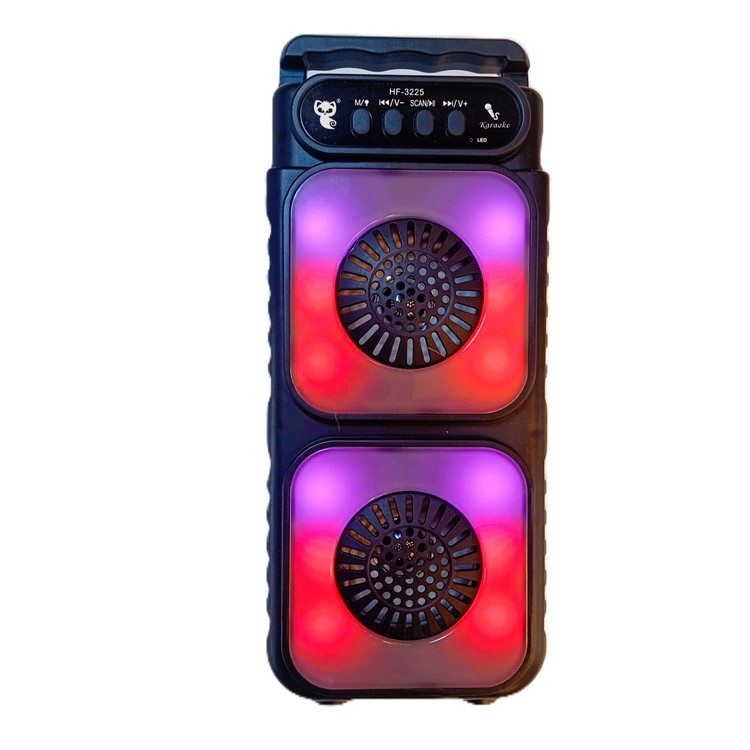 اسپیکر شارژی به همراه رقص نور 3 اینچ کد HF-3225