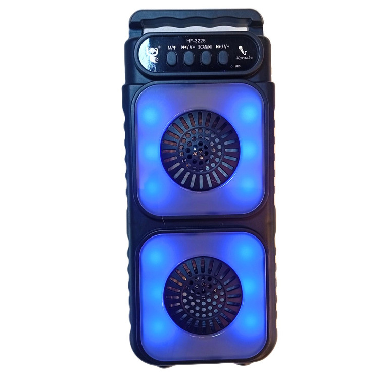 اسپیکر شارژی به همراه رقص نور 3 اینچ کد HF-3225