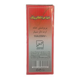 چند راهی برق خیام الکتریک مدل پریز شش خانه ارت دار طول سیم 2 متر
